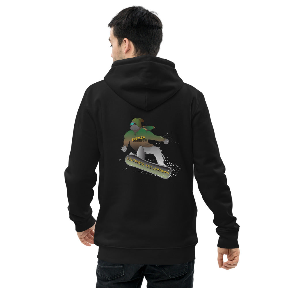 Unisex eco hoodie - Snowboarding SQUATCH.