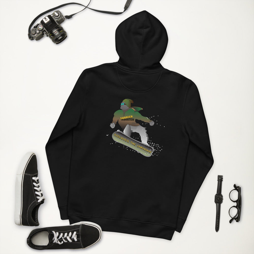 Unisex eco hoodie - Snowboarding SQUATCH.