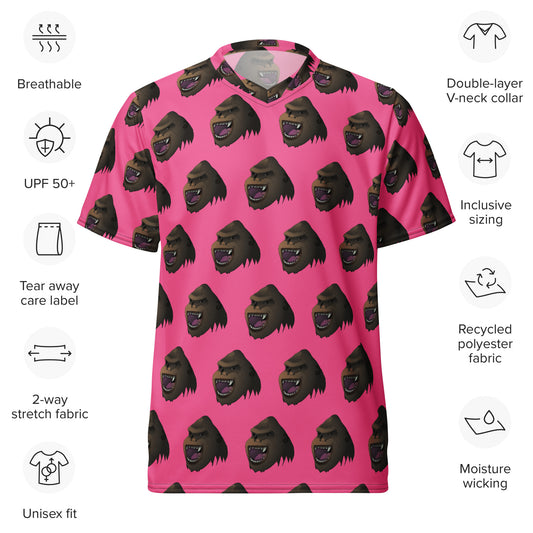 Recycled unisex SQUATCH face jersey