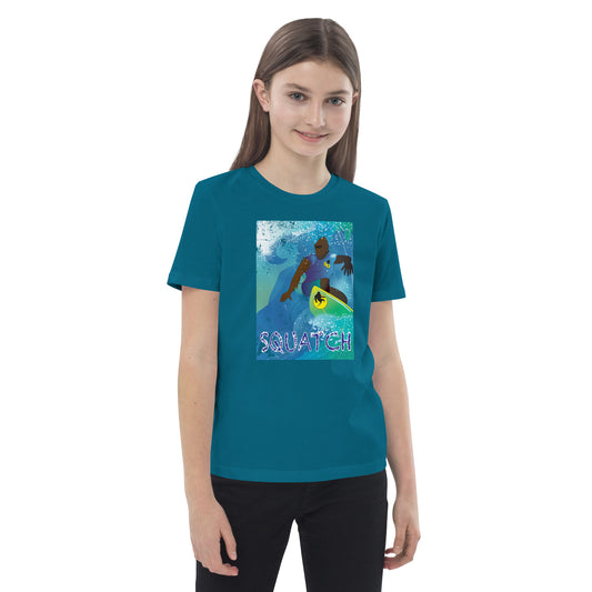 Organic cotton SQUATCH surf kids tee
