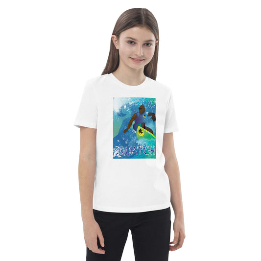 Organic cotton SQUATCH surf kids tee