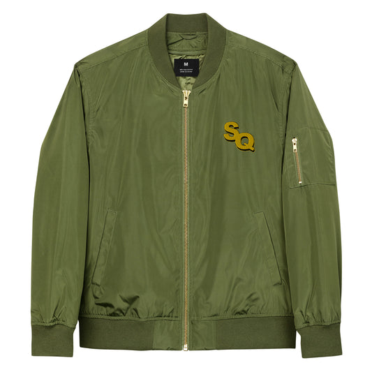 Premium SQUATCH recycled bomber jacket