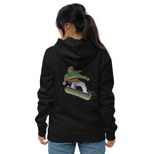 Unisex eco hoodie - Snowboarding SQUATCH.